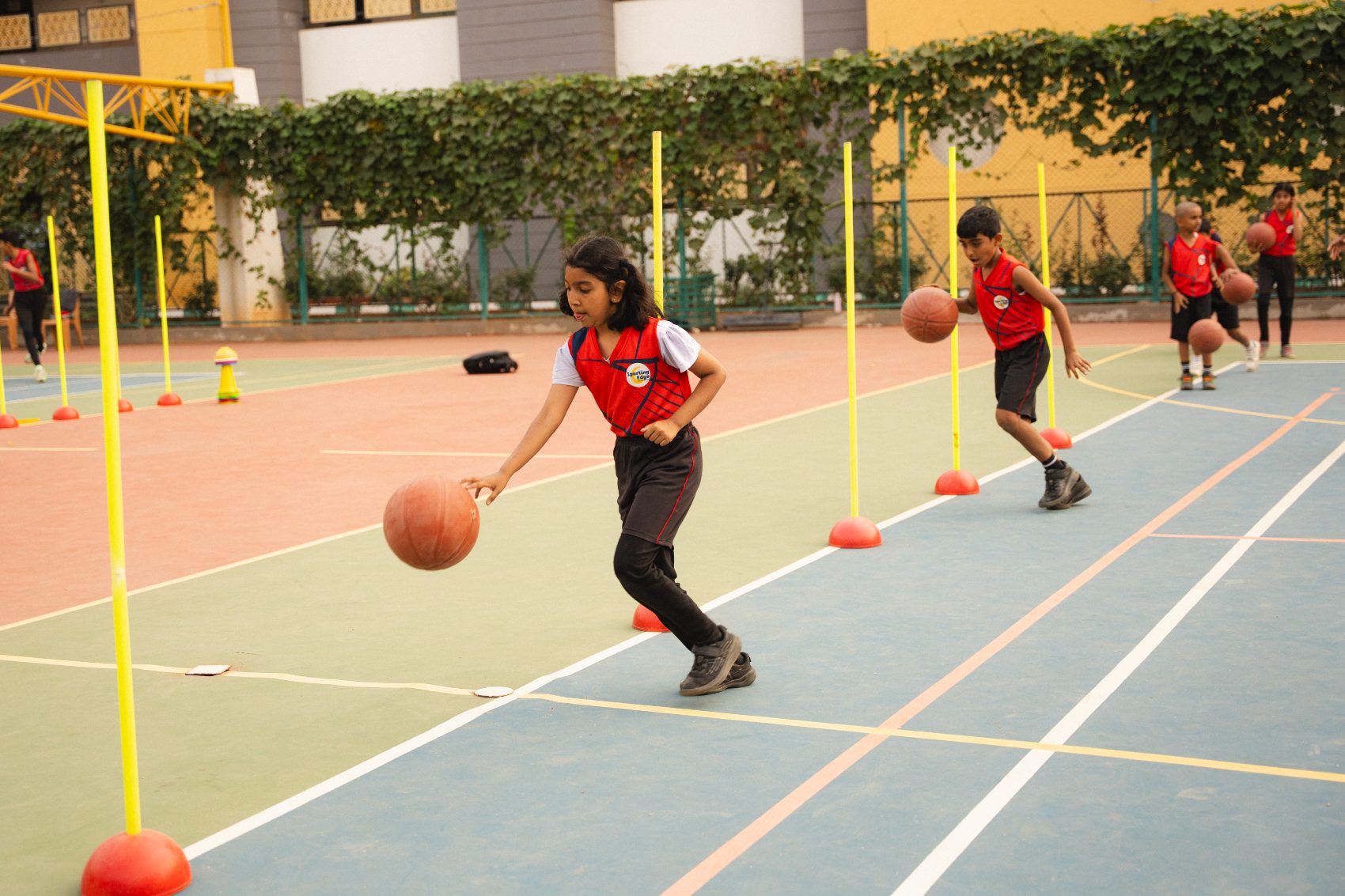 Children at the Summer Sports Camp