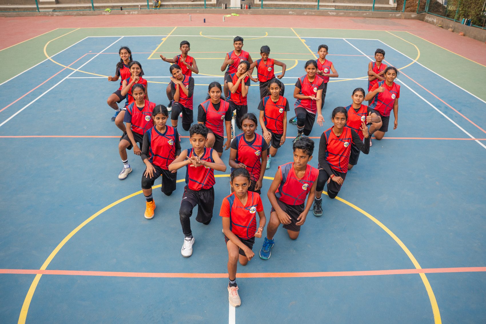 Sporting Edge athletes celebrating